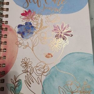 Floral Self-Care Journal with Gold Accents NWT
